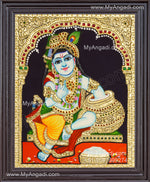 Butter Krishna Tanjore Painting