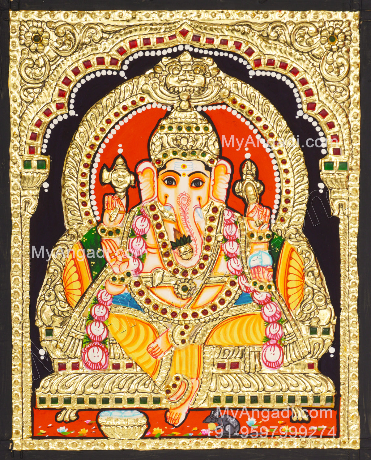 Pillaiyar Tanjore Paintings