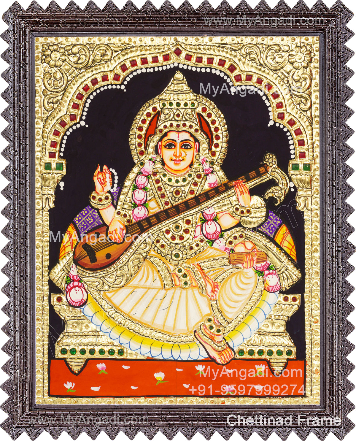 Saraswathi Tanjore Paintings