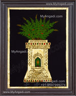 Tulsi Maadam Tanjore Painting