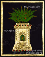 Tulsi Maadam Tanjore Painting