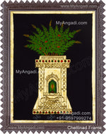 Tulsi Maadam Tanjore Painting