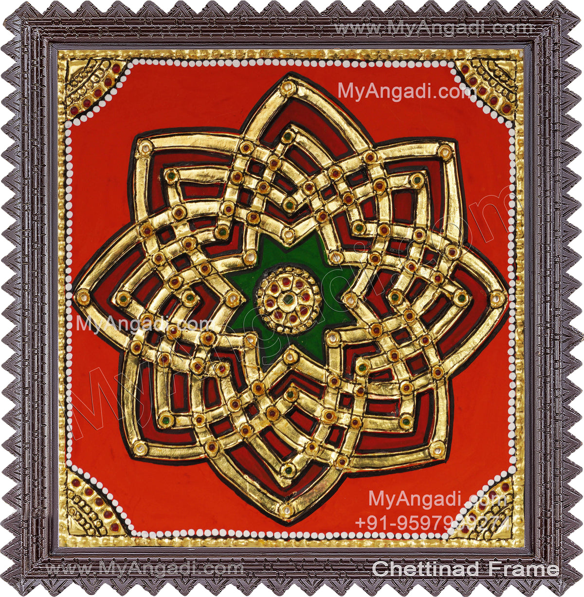 Aiswarya Kolam Tanjore Painting