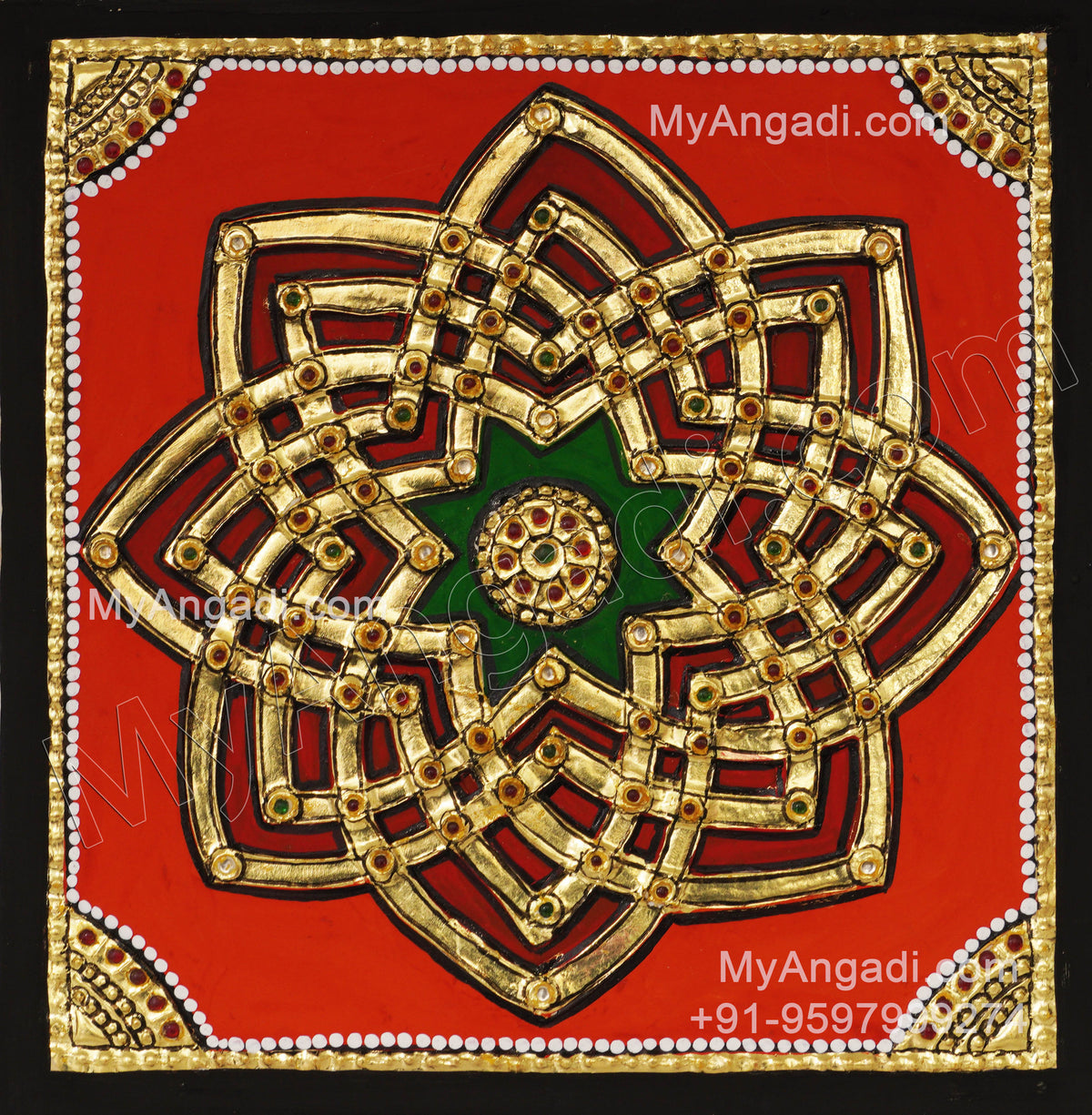 Aiswarya Kolam Tanjore Painting
