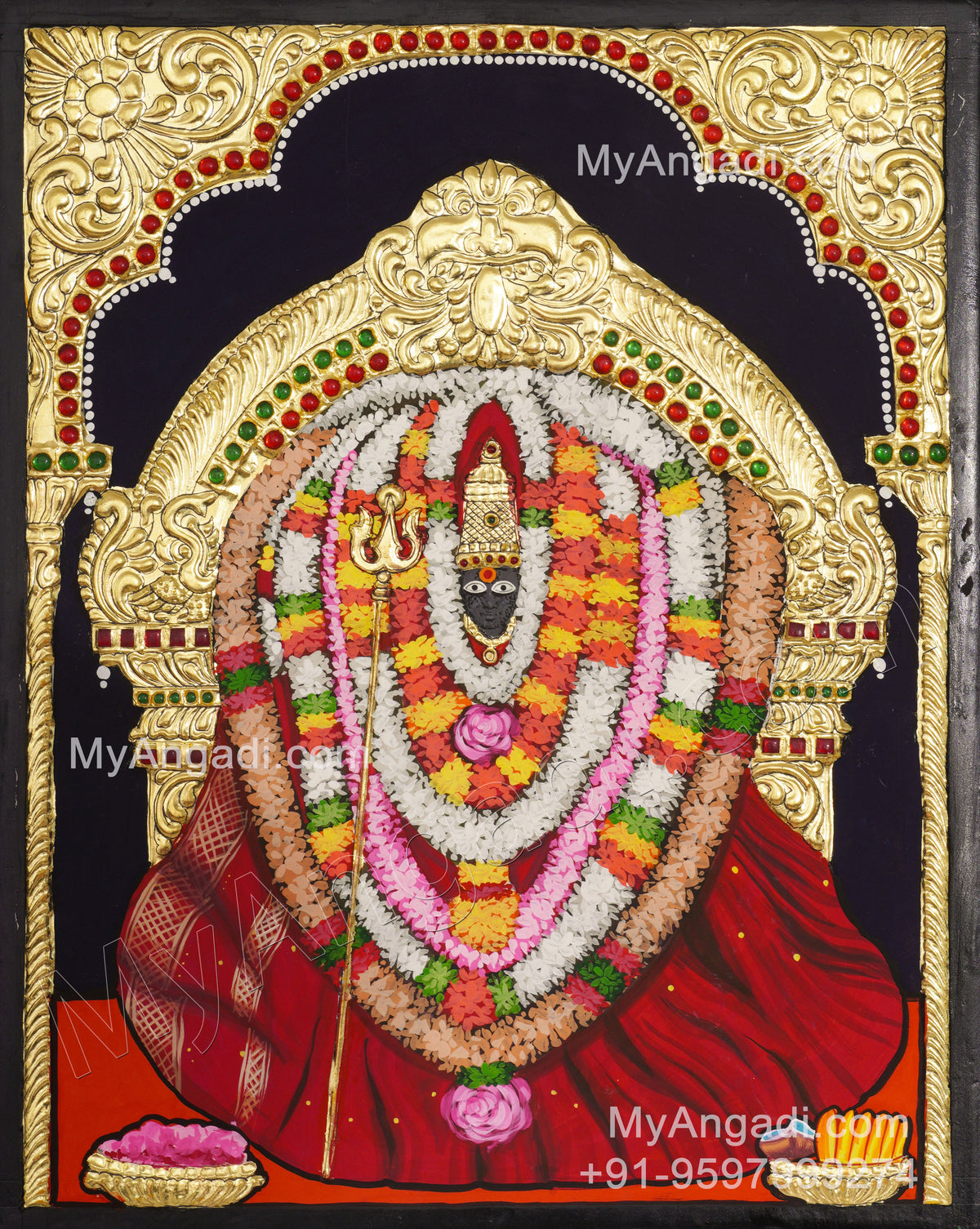 Pratti Amman Tanjore Painting