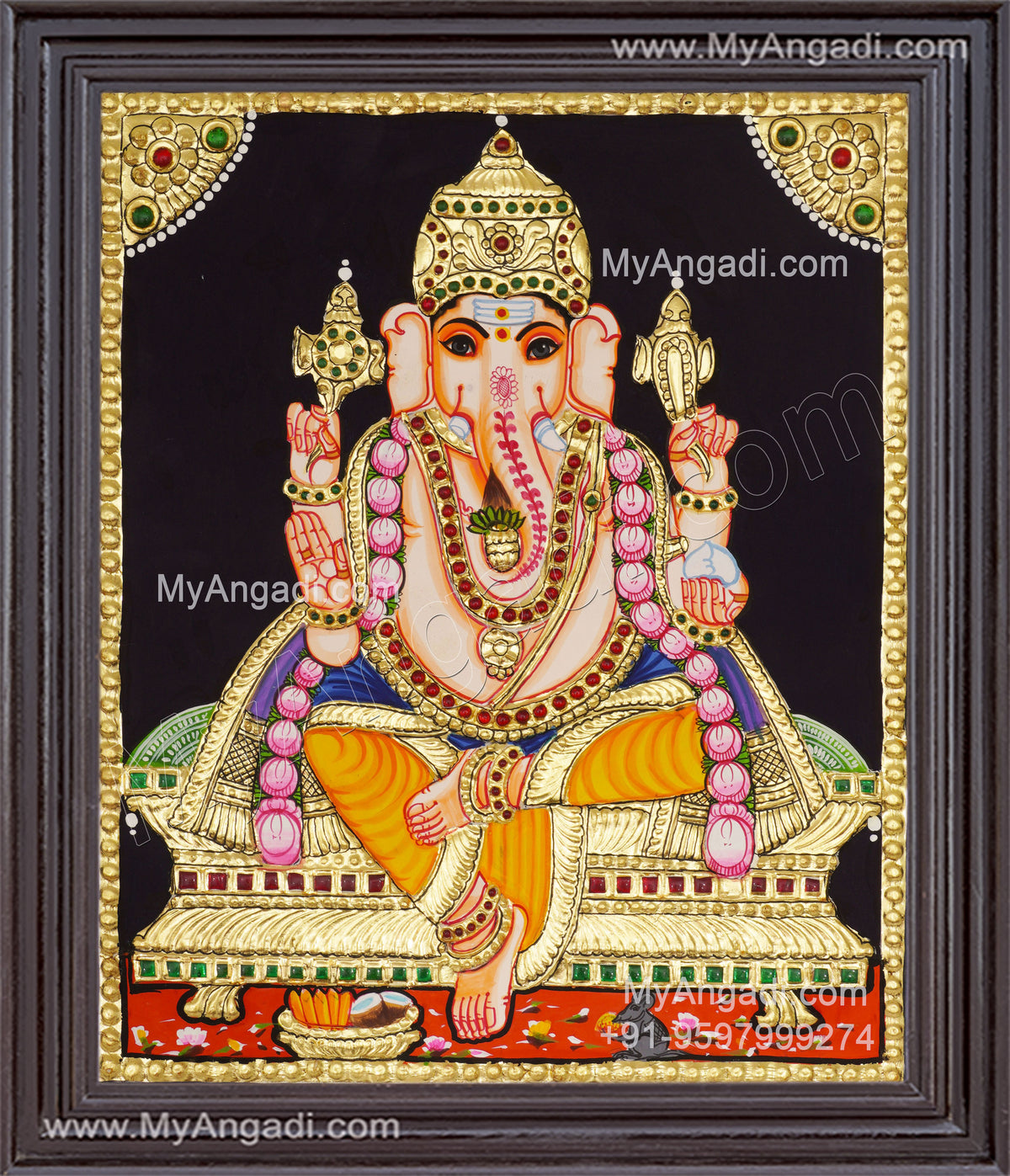 Ganapati Tanjore Painting