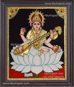 Saraswathi Tanjore Painting