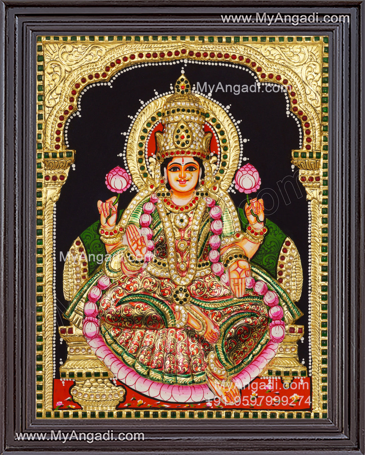 Lakshmi 3D Tanjore Painting