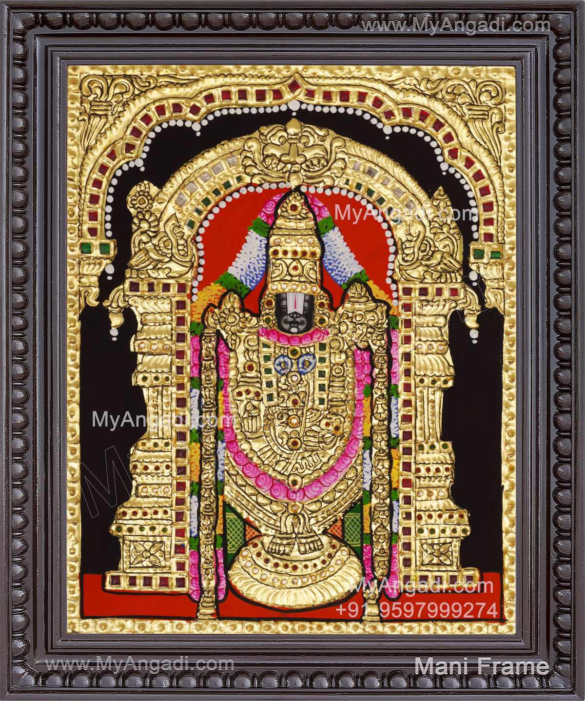 Venkateshwara Tanjore Painting