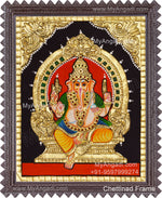 Ganesha Tanjore Painting, Ganesha Tanjore Painting