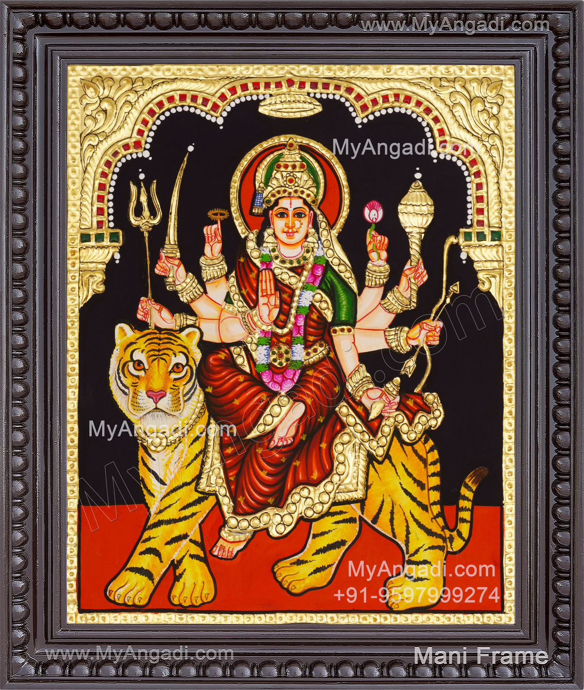 Durga Tanjore Painting