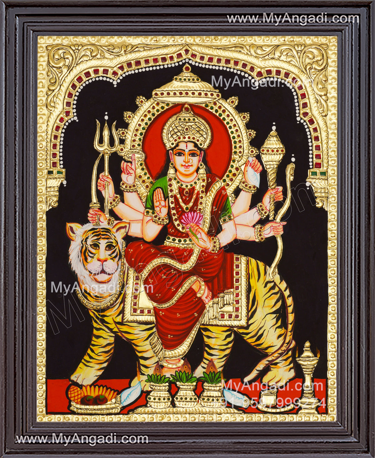Durga Tanjore Painting