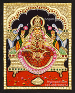 Gajalakshmi Devi Tanjore Painting