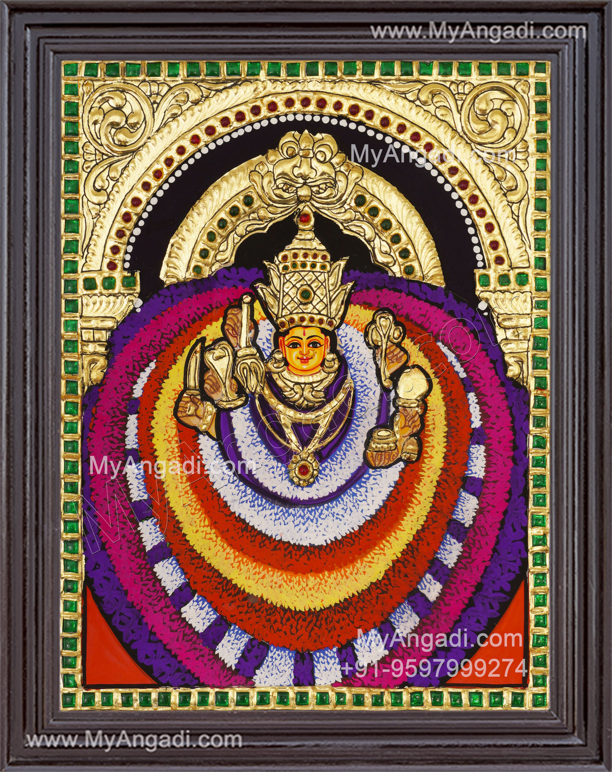 Swarnabha Devi Tanjore Painting
