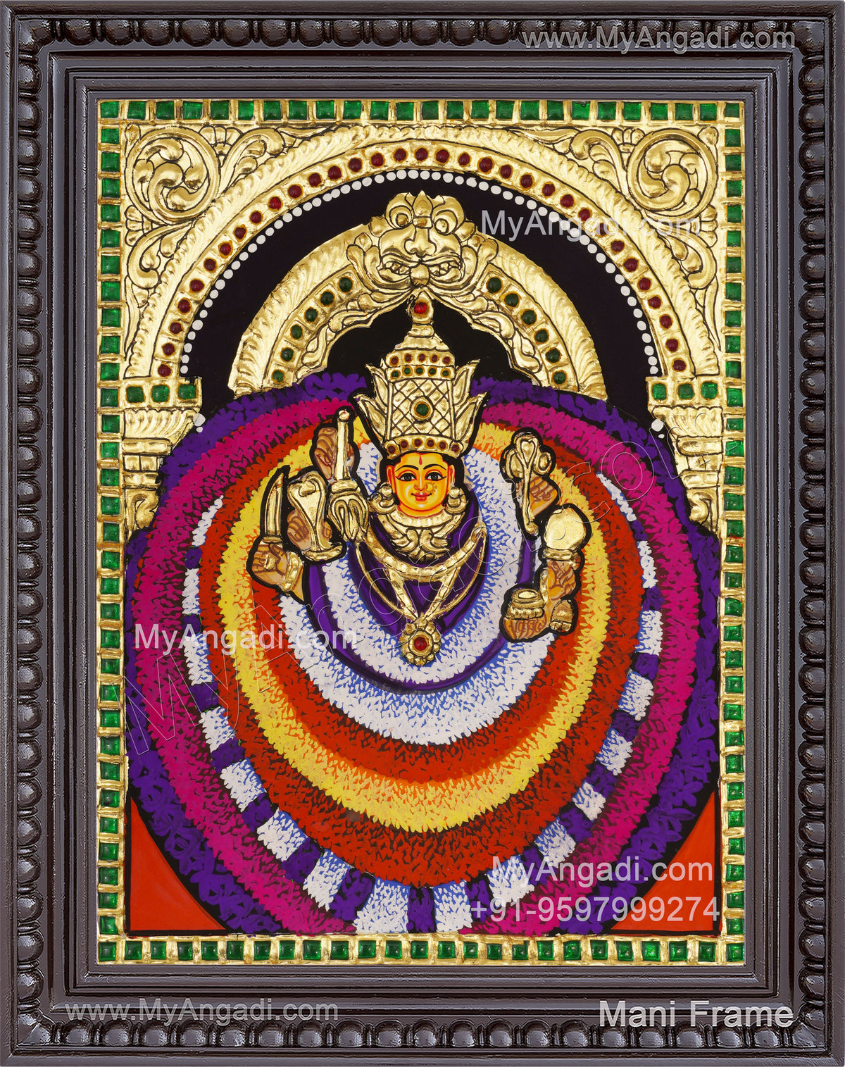 Swarnabha Devi Tanjore Painting