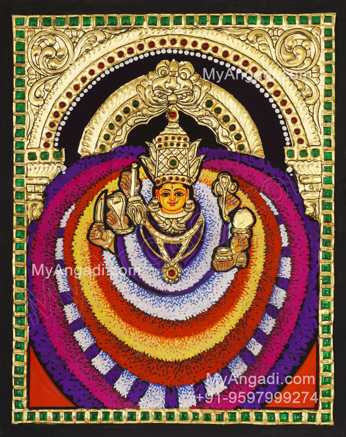 Swarnabha Devi Tanjore Painting