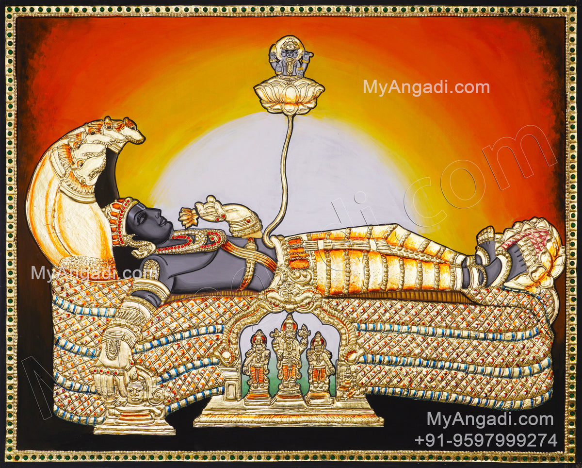 Padmanabaswamy Tanjore Painting
