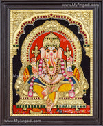 Ganesha Tanjore Painting