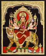 Durga Devi Tanjore Painting