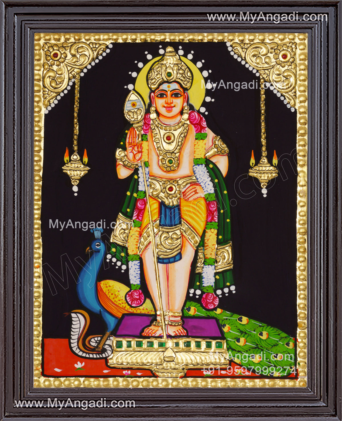 Murugar Tanjore Painting