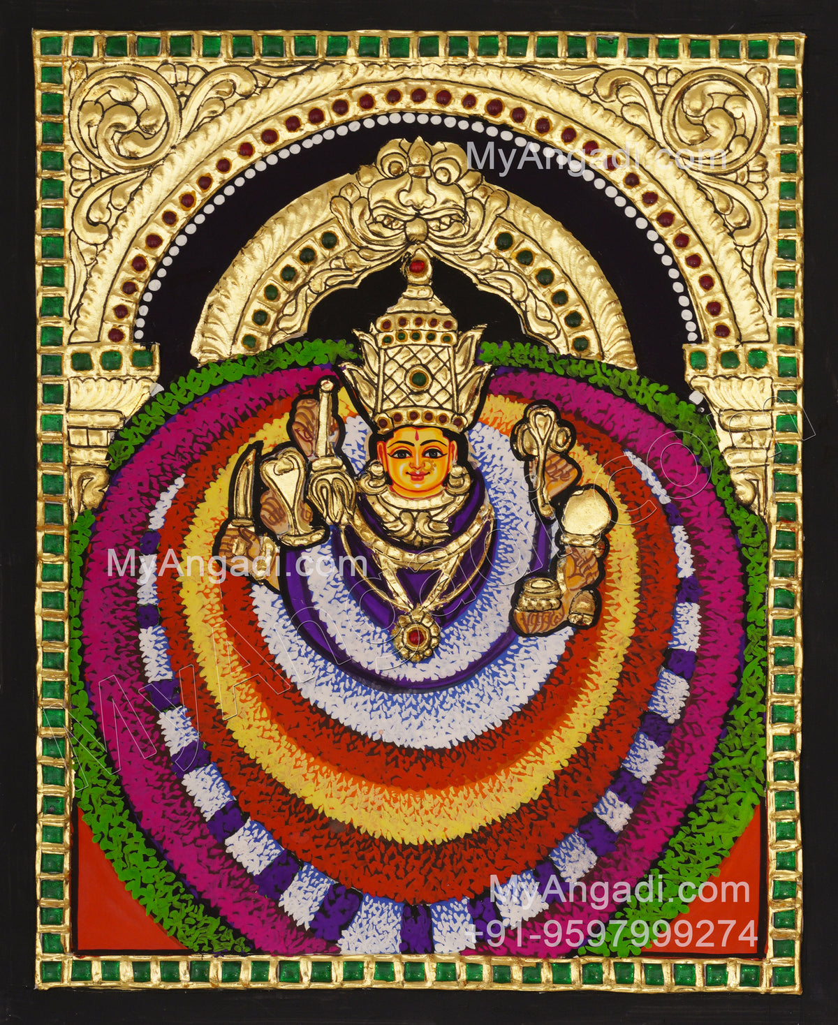 Swarnabha Devi Tanjore Painting