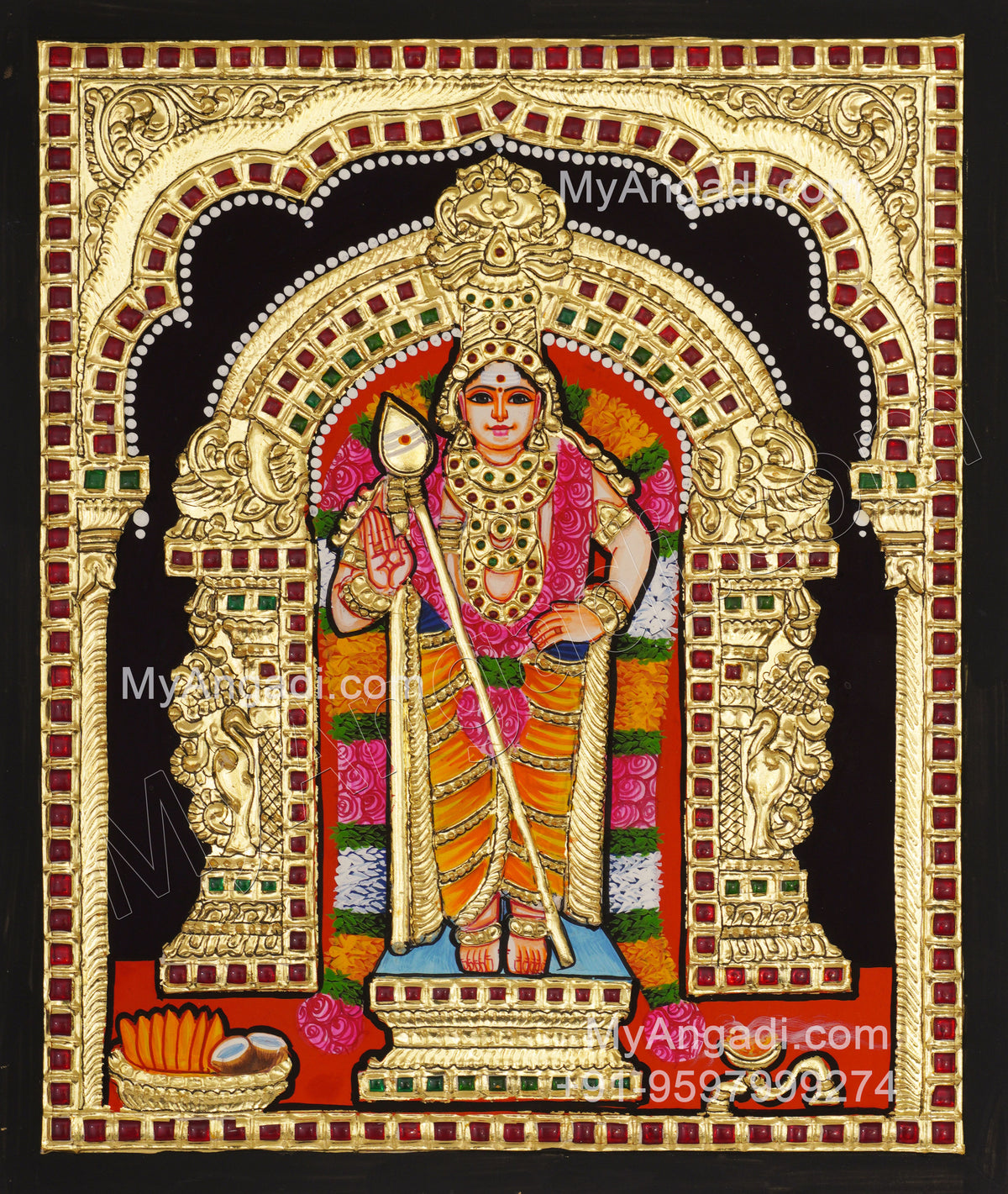 Murugar Tanjore Painting