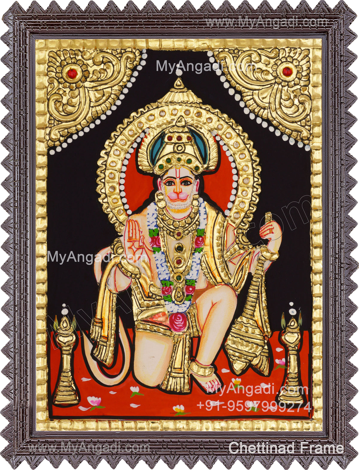 Hanuman Tanjore Paintings