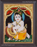 Butter Krishna Tanjore Painting