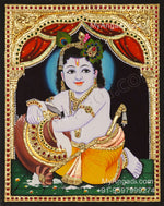 Butter Krishna Tanjore Painting