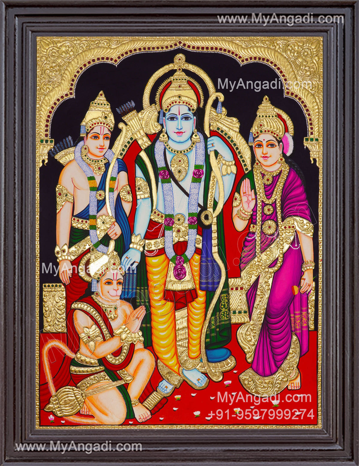 Ram Darbar Tanjore Painting
