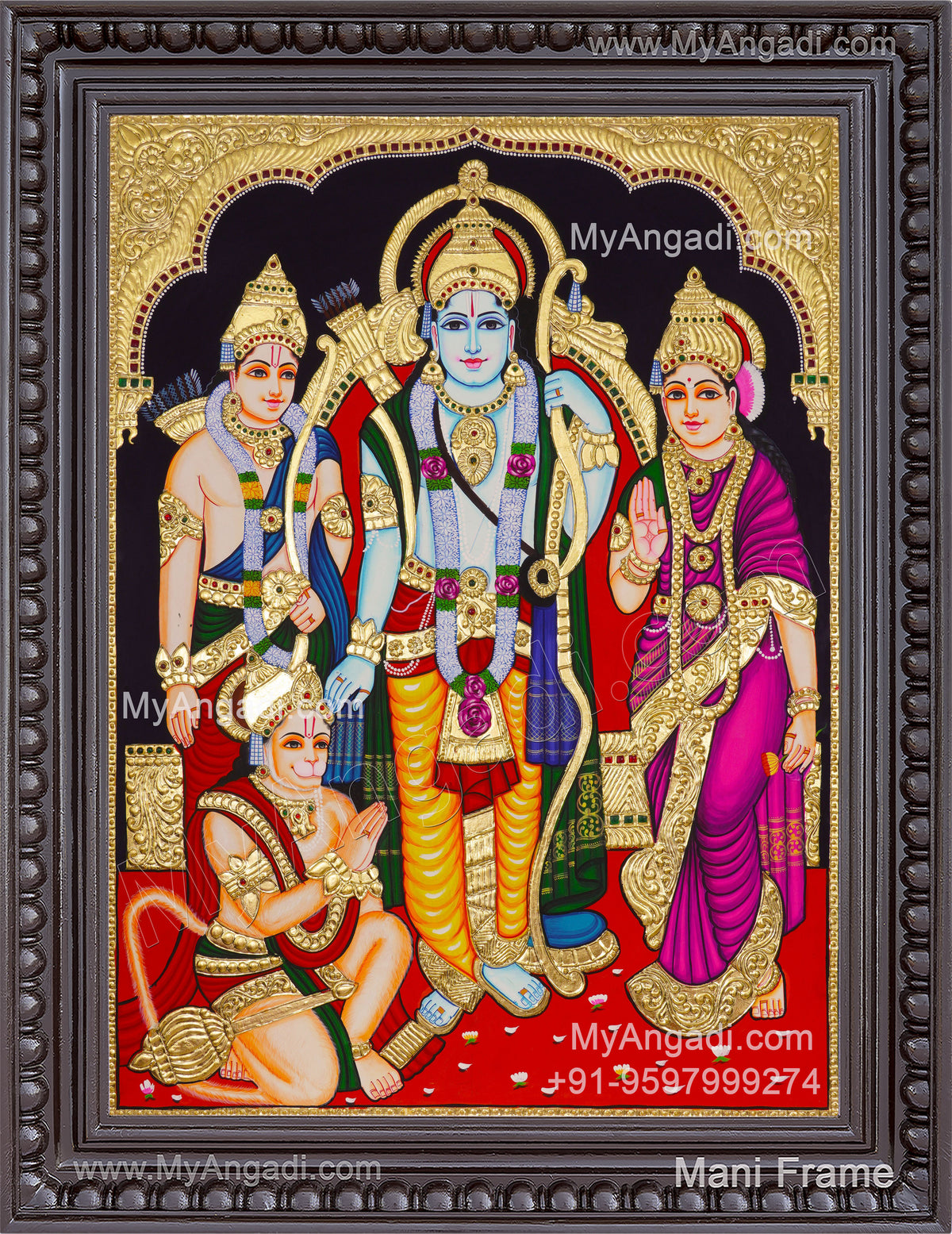 Ram Darbar Tanjore Painting