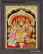 Shiva Family Tanjore Paintings