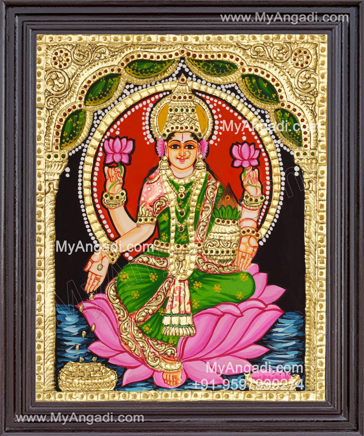 Lakshmi Tanjore Paintings