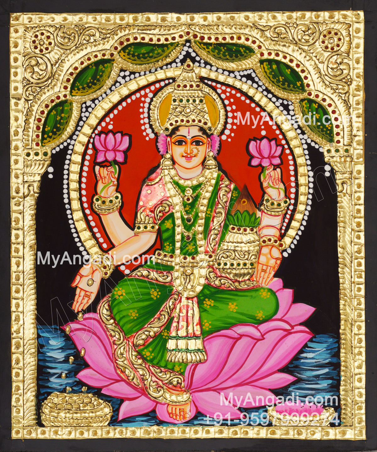 Lakshmi Tanjore Paintings