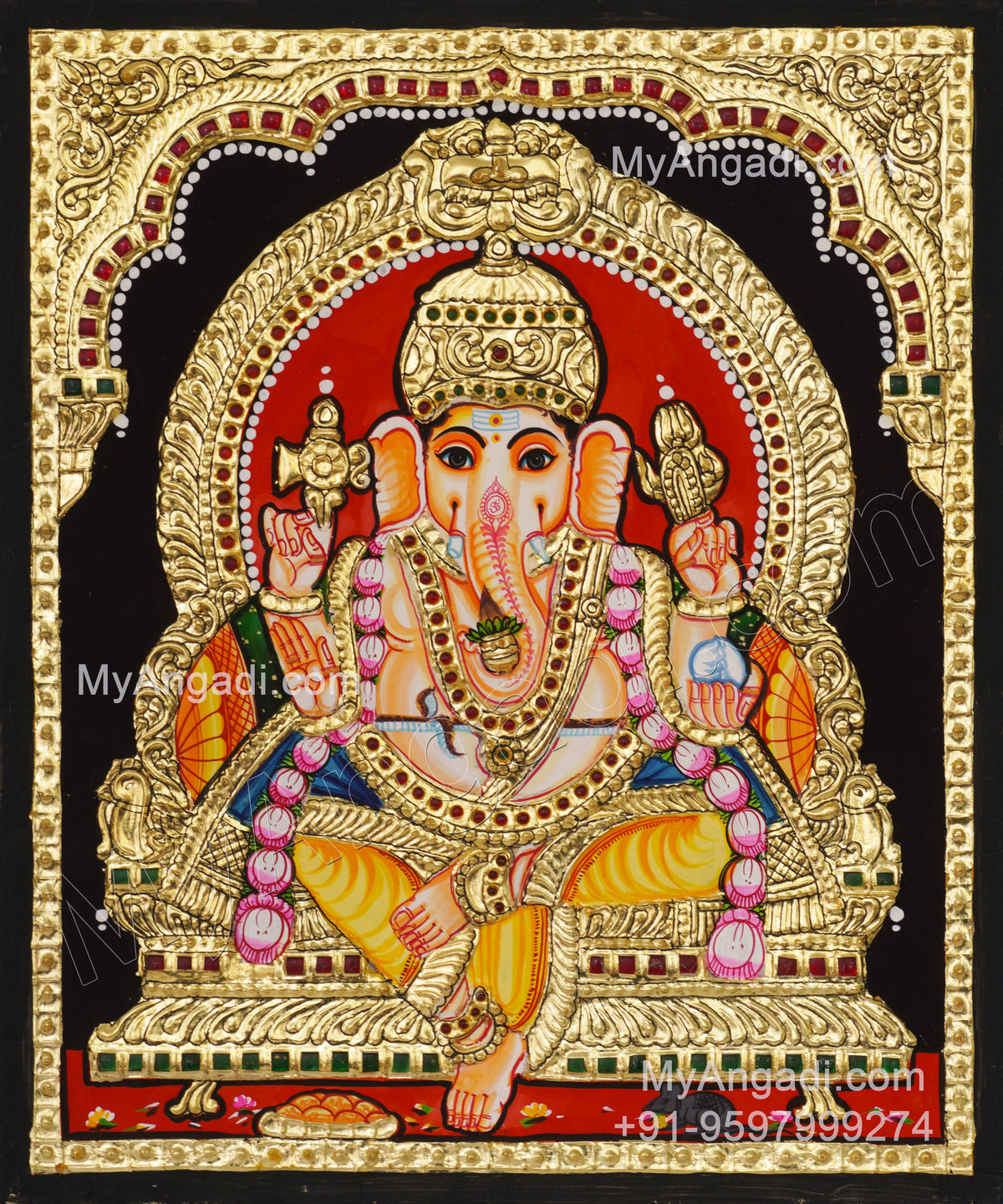 Ganesha Tanjore Paintings