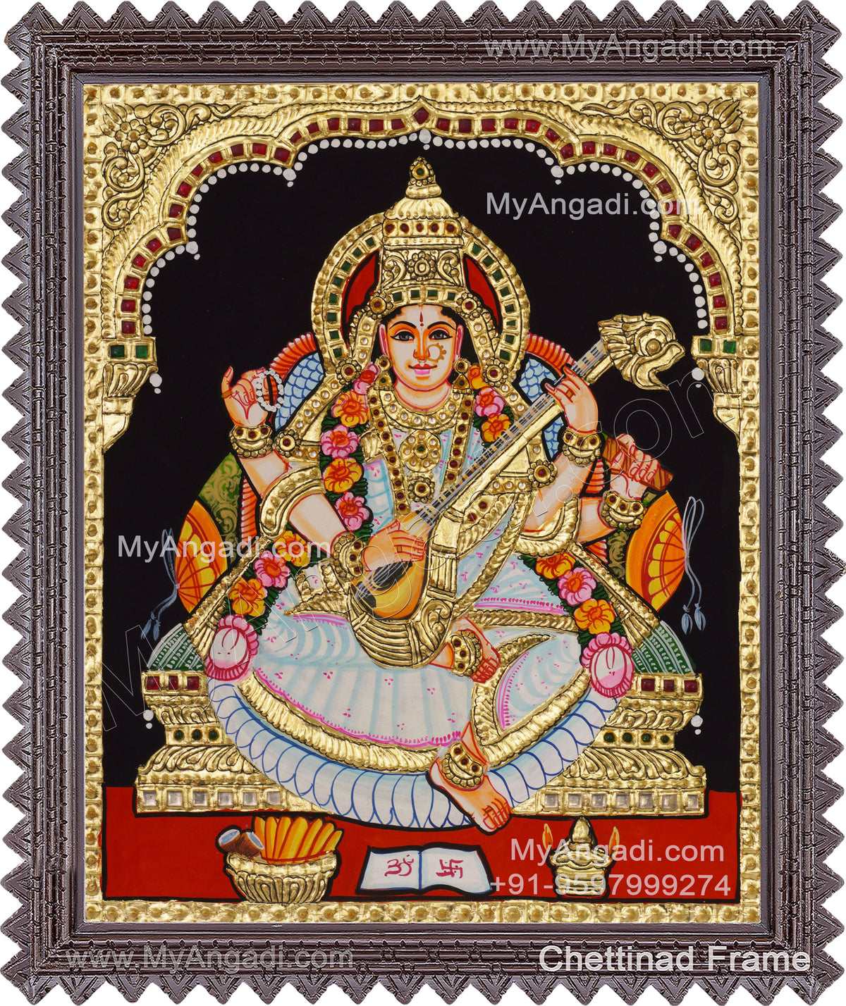 Saraswathi Tanjore Paintings