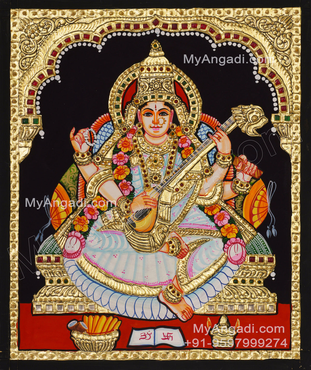 Saraswathi Tanjore Paintings