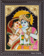 Radha Krishna Tanjore Painting