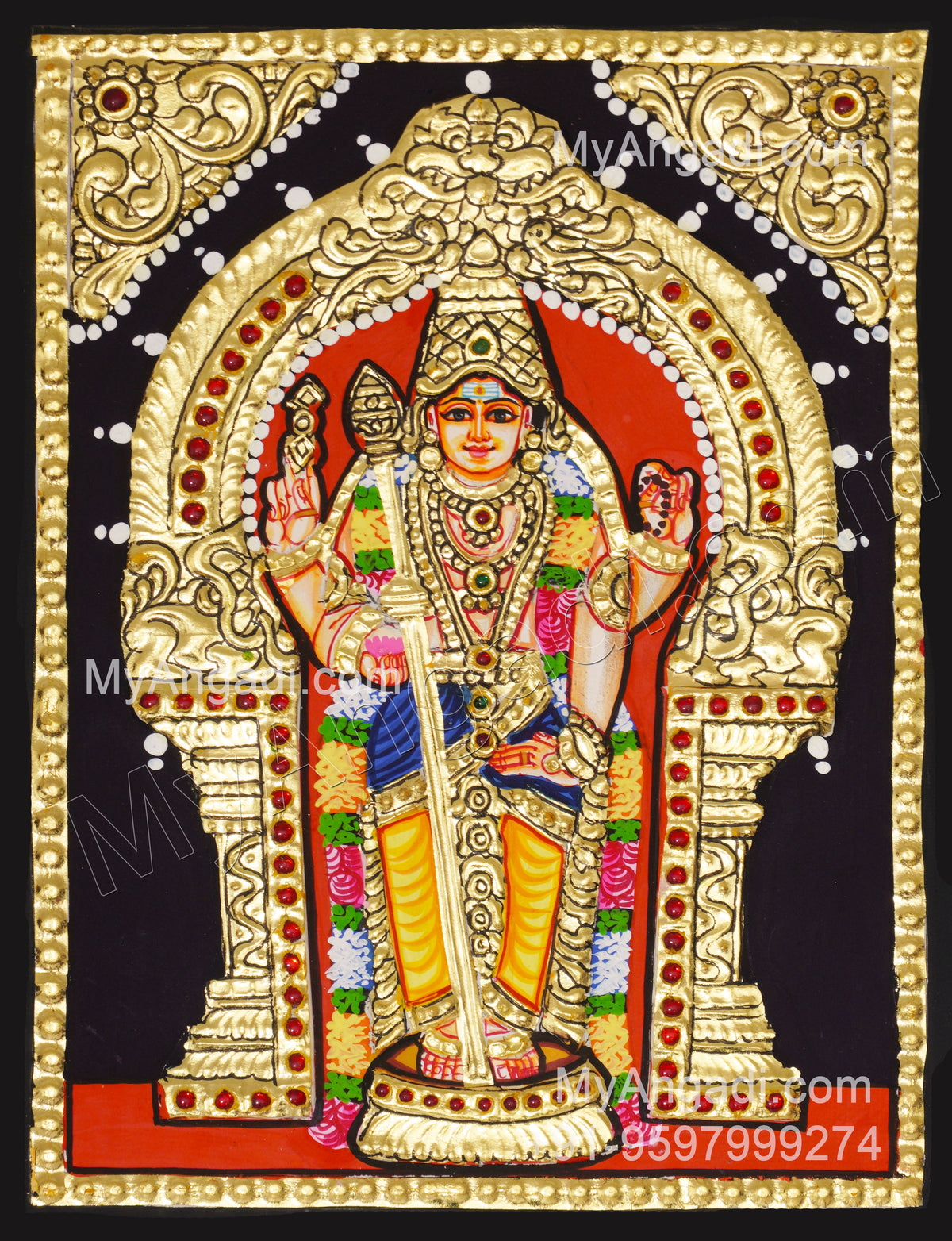 Murugan Tanjore Paintings