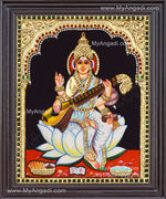 Saraswathi Tanjore Painting