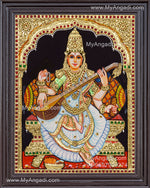 Saraswathi Tanjore Painting