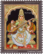 Saraswathi Tanjore Painting