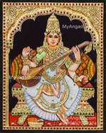 Saraswathi Tanjore Painting