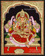 Gajalakshmi Tanjore Painting