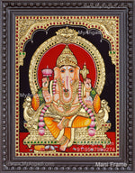Ganapathi Tanjore Painting