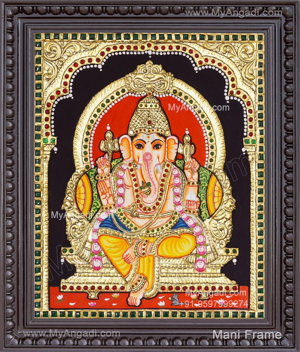Vinayagar Tanjore Painting