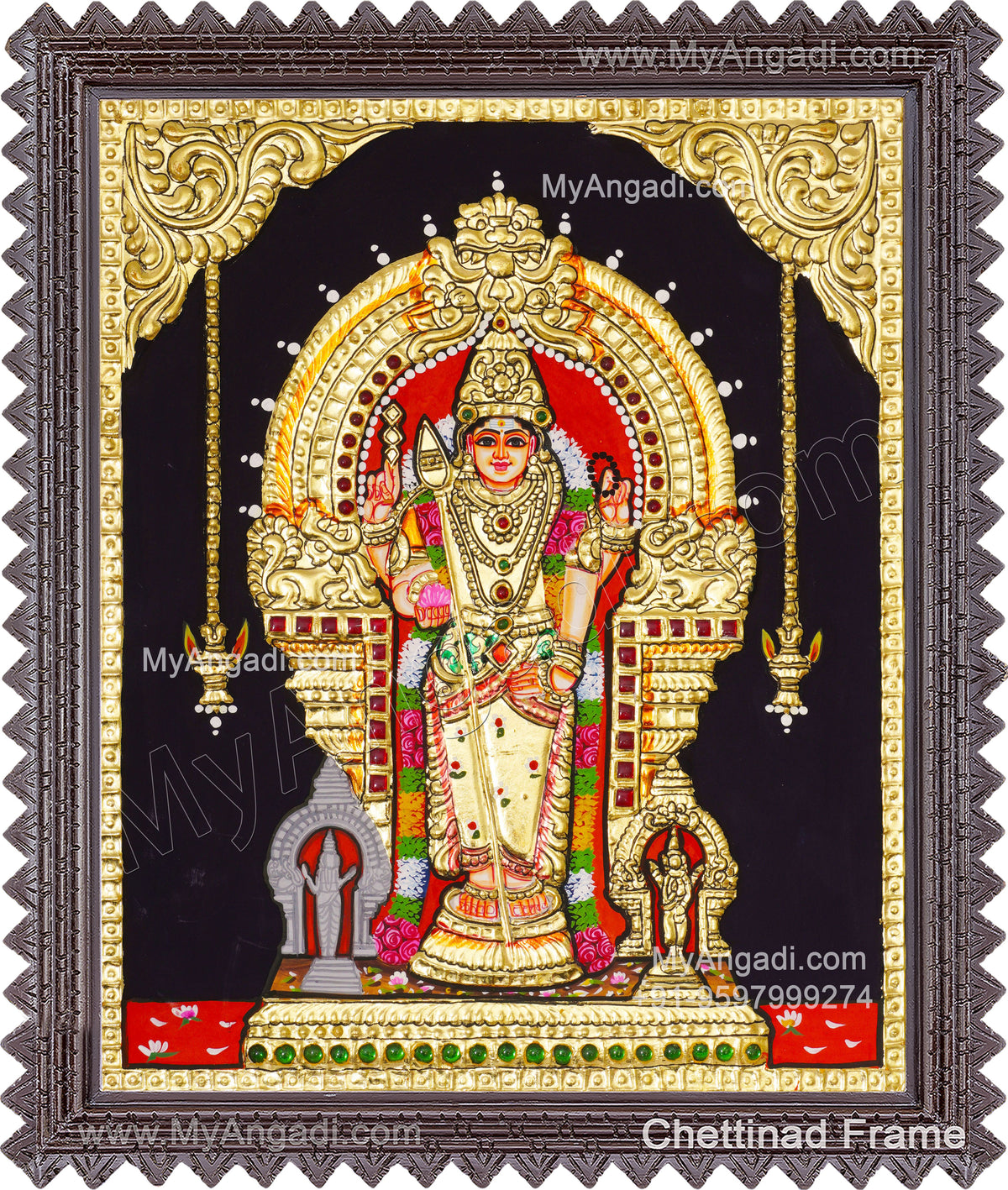 Murugar Tanjore Painting
