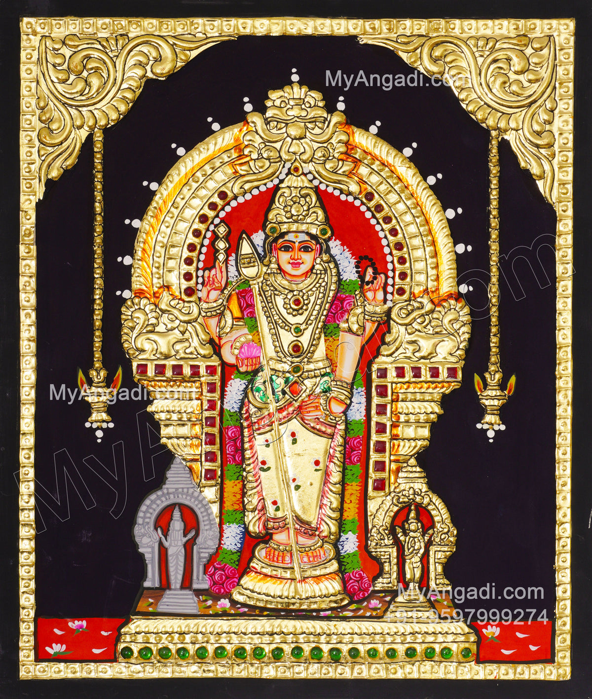 Murugar Tanjore Painting