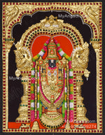 Balaji 3d Tanjore Painting