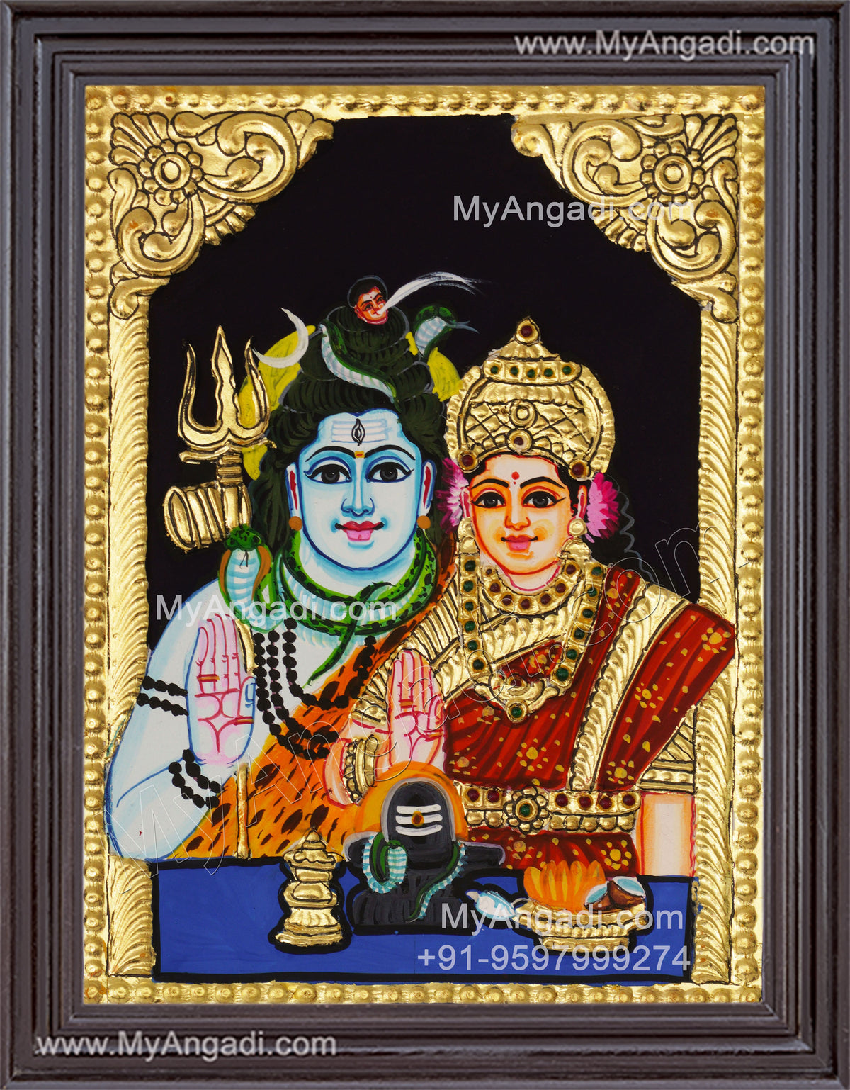 ShivanParvathi Tanjore Paintings